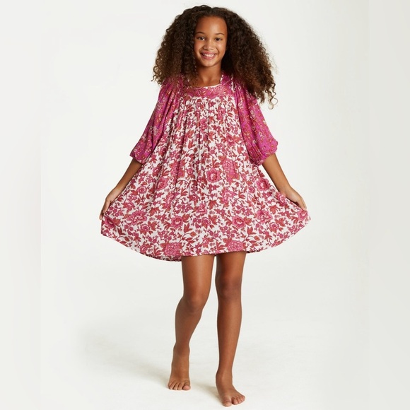 NWT Billabong Girls Hippie Dippie Dress Sz S - Picture 11 of 11